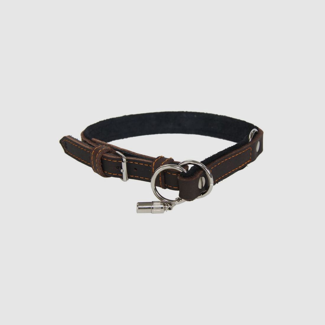 AKAH Würge Halsband Ölleder mit Begrenzung