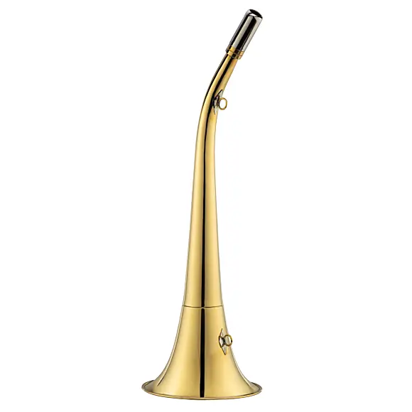 Runde Horn Compiègne aus poliertem Messing, Bild 1 von 12