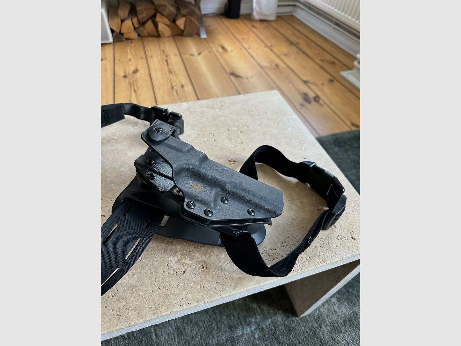 WALTHER PDP F-SERIES 3,5" MIT TERRA B GÜRTEL, BLACK TRIDENT HOLSTER UND HELIKON TEX TASCHE