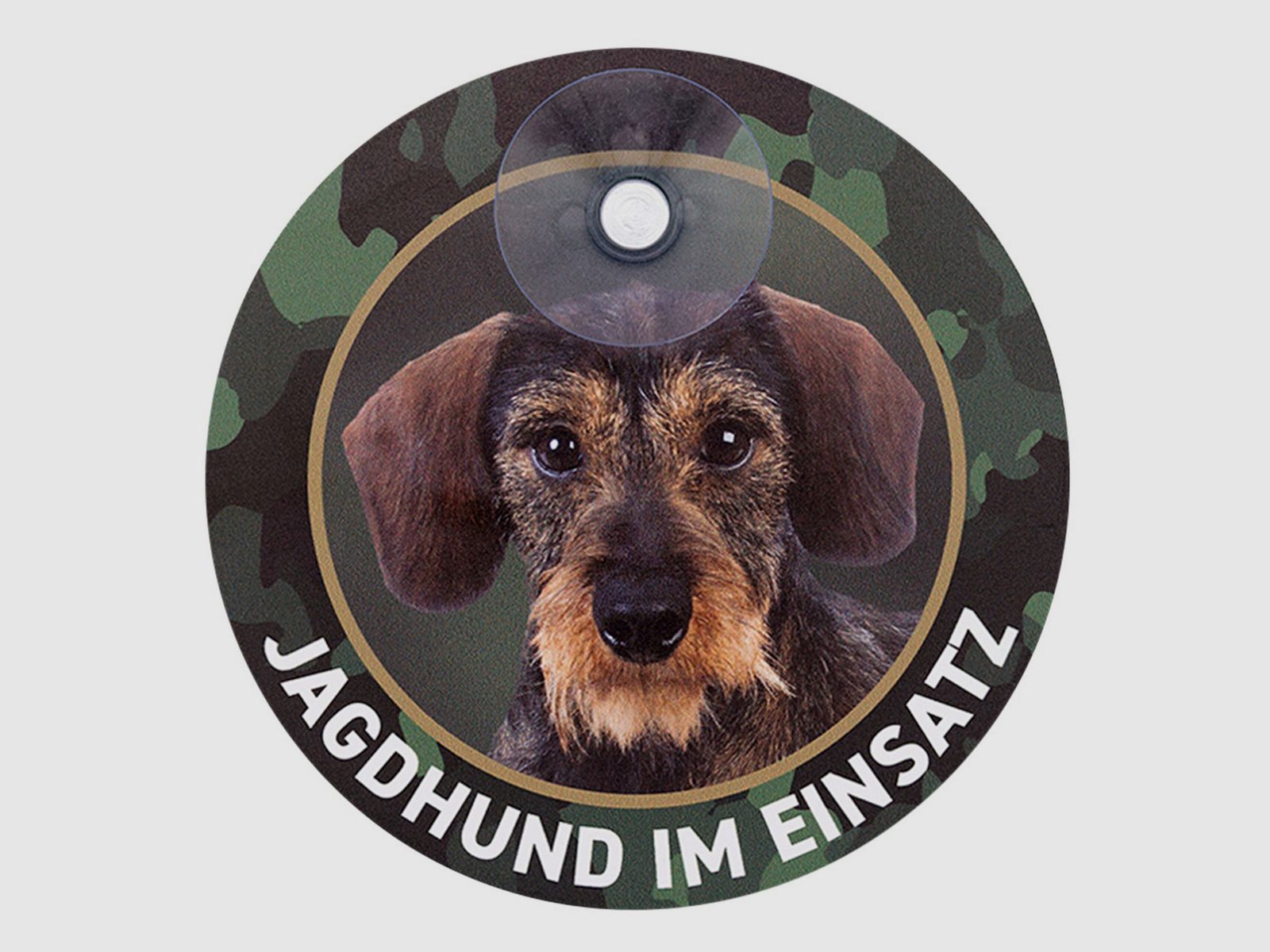 Wilde Hilde Original Autoschild Dackel im Einsatz