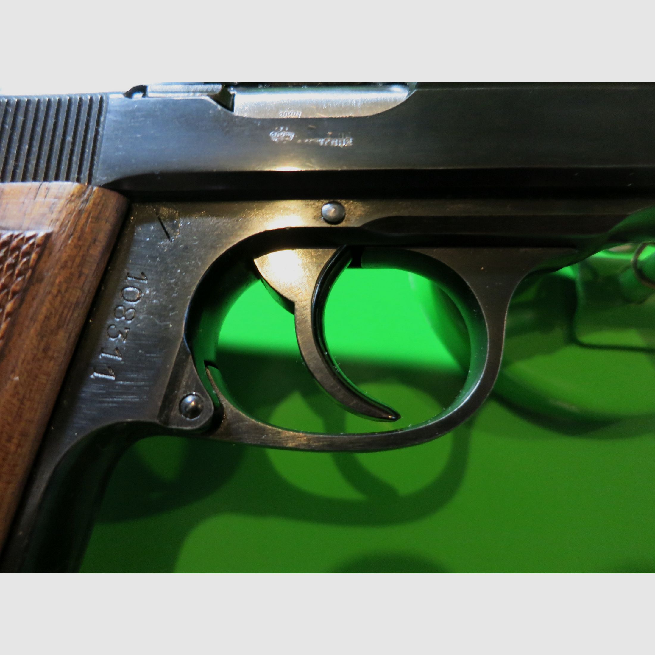 Halbautomatische Pistole MANURHIN, Walther PPK, Kal. 7,65 mm Browning       #40-, Bild 4 von 12