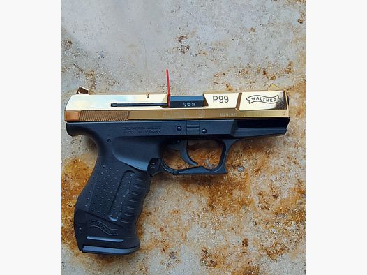 Walther P 99 EDITION 24 KARAT GOLD