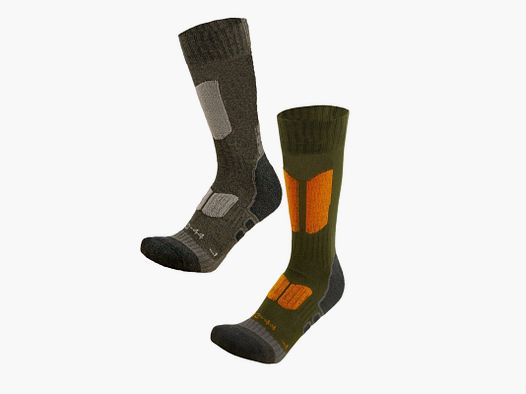 Farm-Land Jagdsocke Basic Oliv-Anthrazit, 2er-Pack