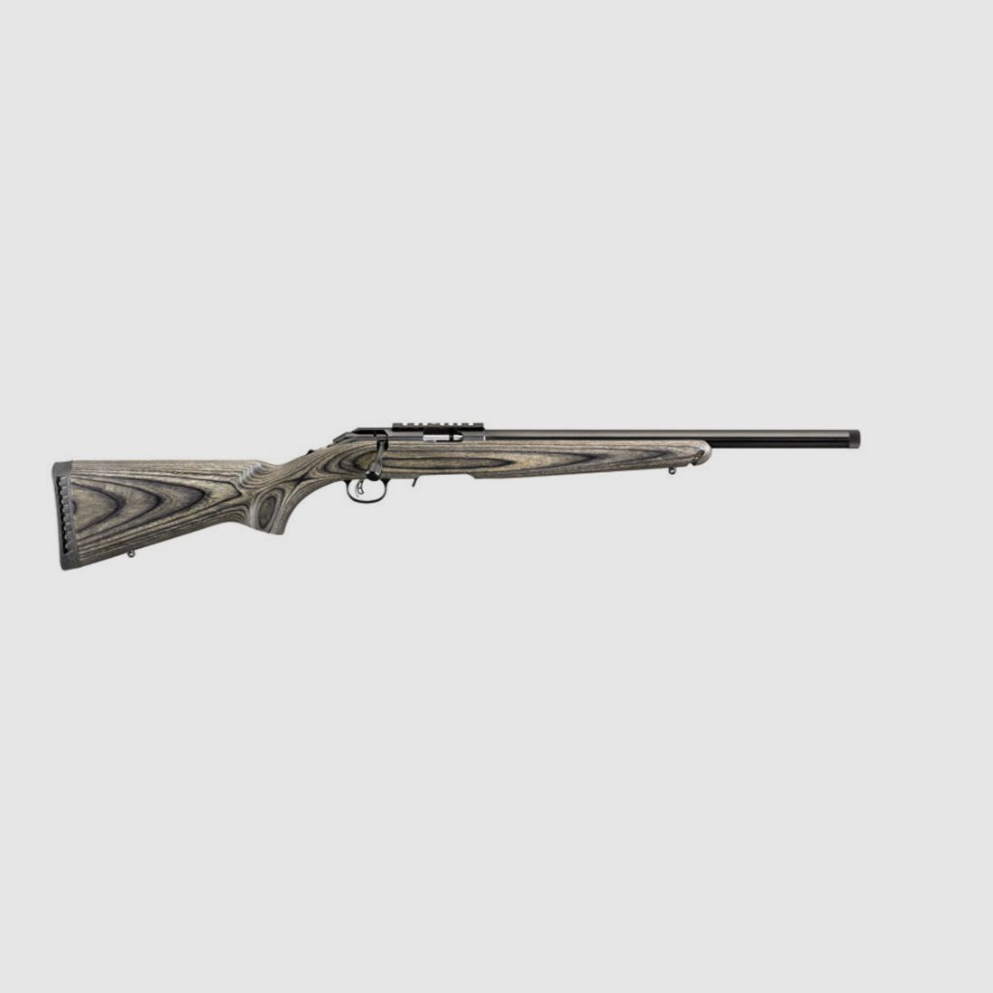 Ruger AMERICAN® RIMFIRE TARGET .22 LR 18"/46CM BLACK LAMINATE 1/2"-28
