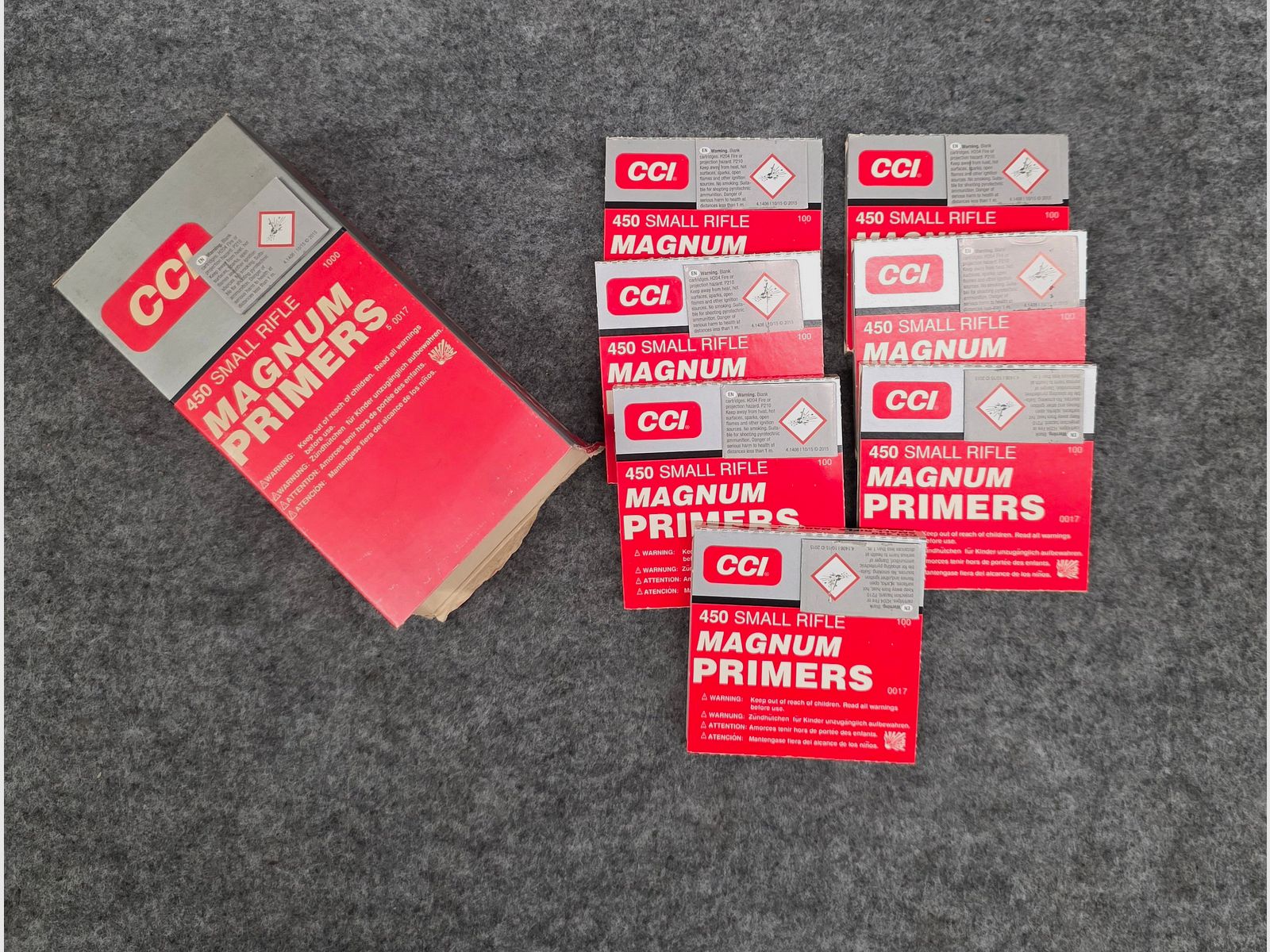 Reloader primer CCI 450 Magnum small rifle primers No. 450