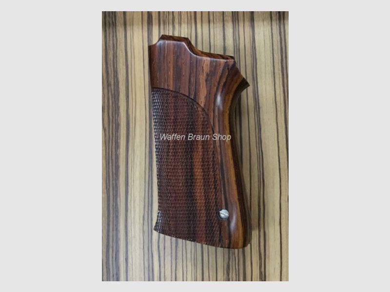 Hogue grip for S&W 3rd generation 9mm, .40 cal. wood, brown