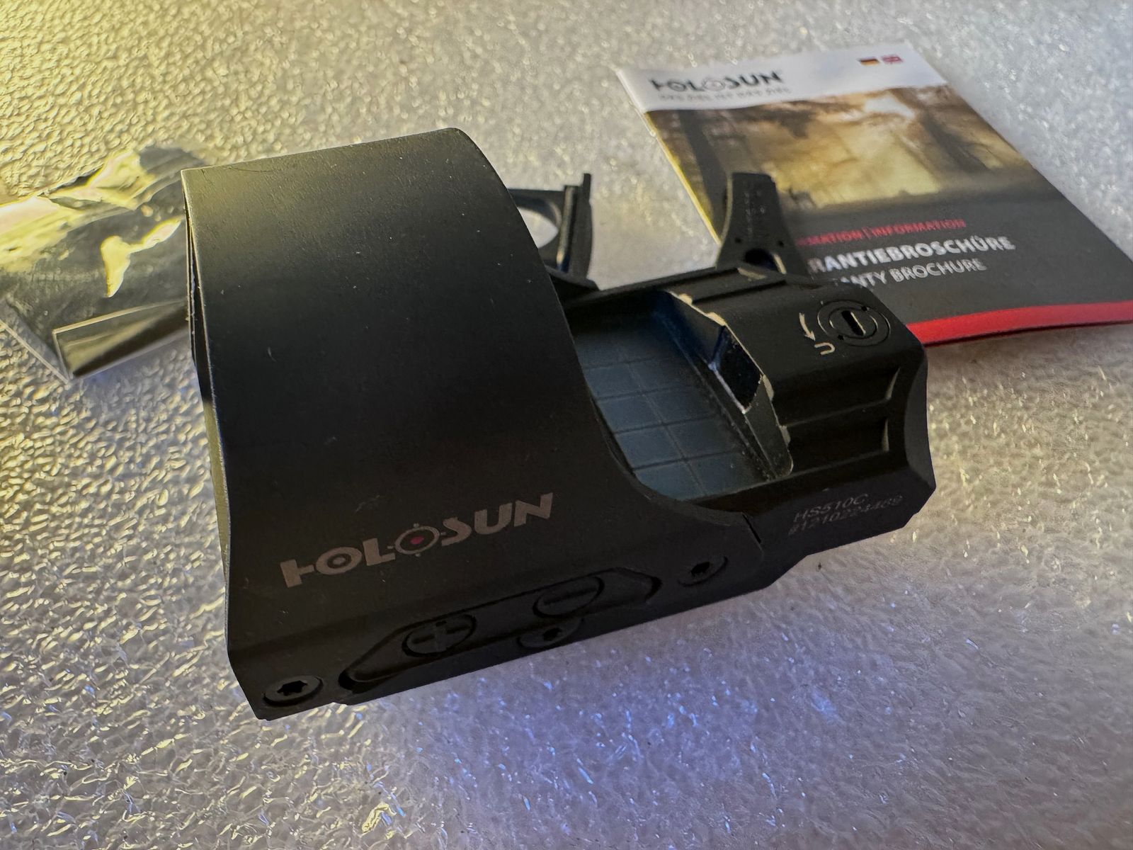 Holosun HS510C Red Dot – Originalverpackung & Zubehör