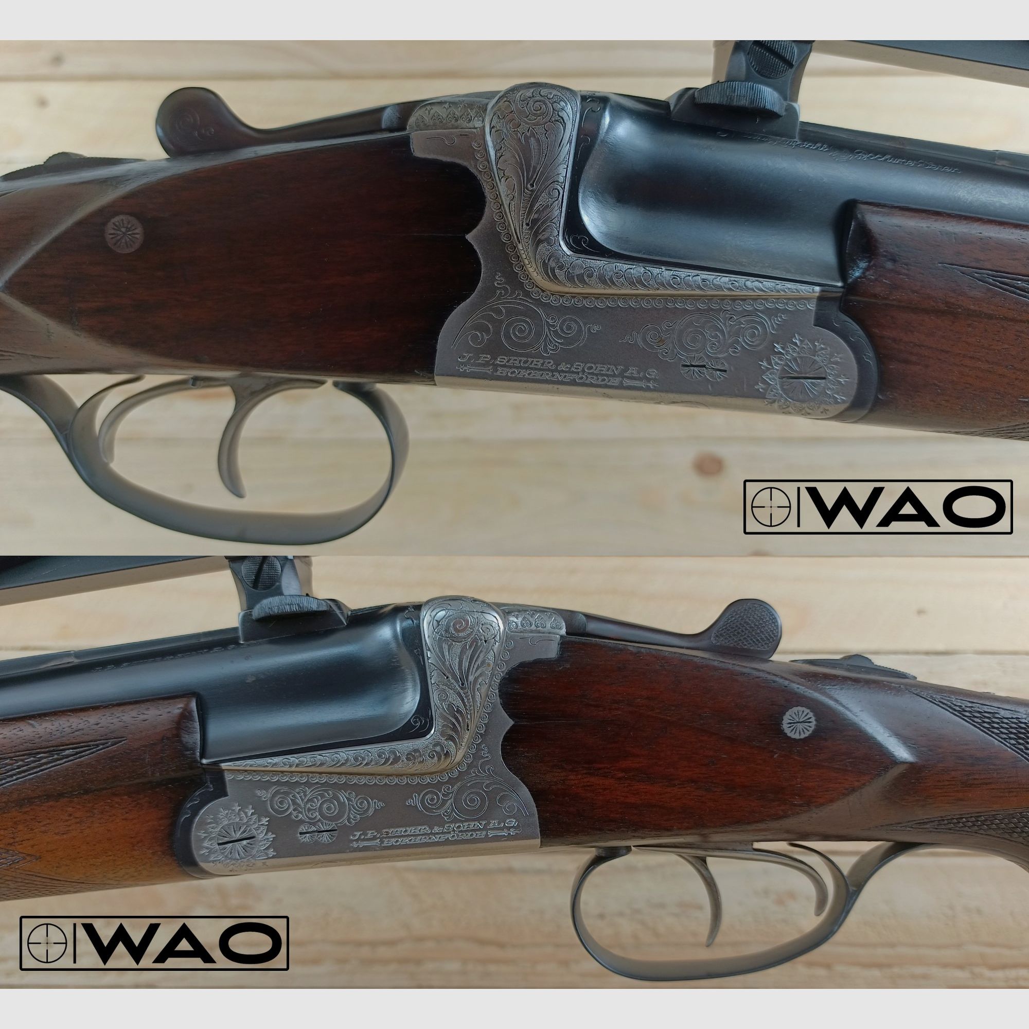 Sauer & Sohn BBF 54, Sauer 54, cal. 7x57R, 16/70 *incluso Optolyth Optik*