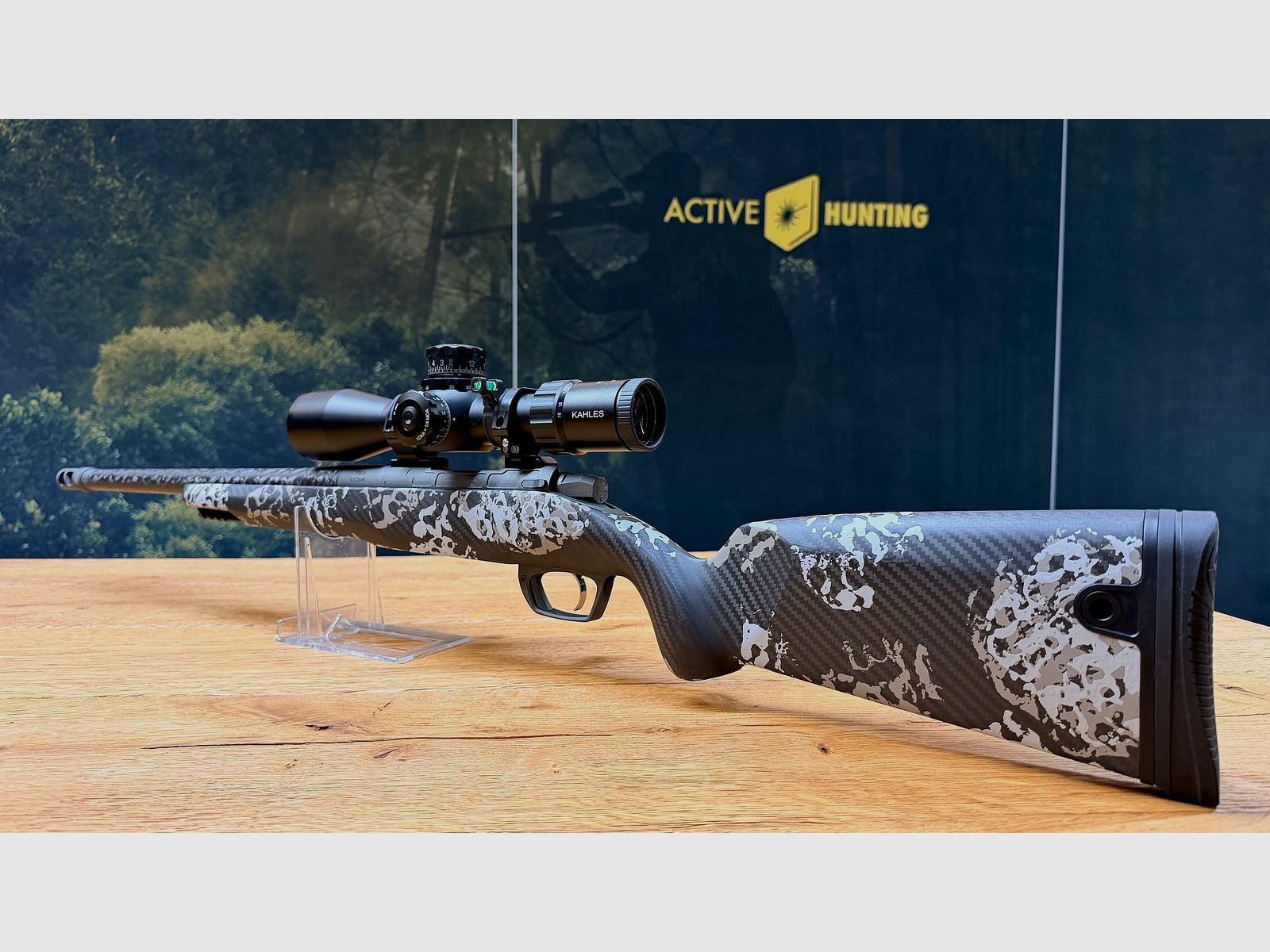 Gunwerks ClymR / 6 Creedmoor / LL 18" / con sistema in titanio / Kahles K318i 3,5-18x50