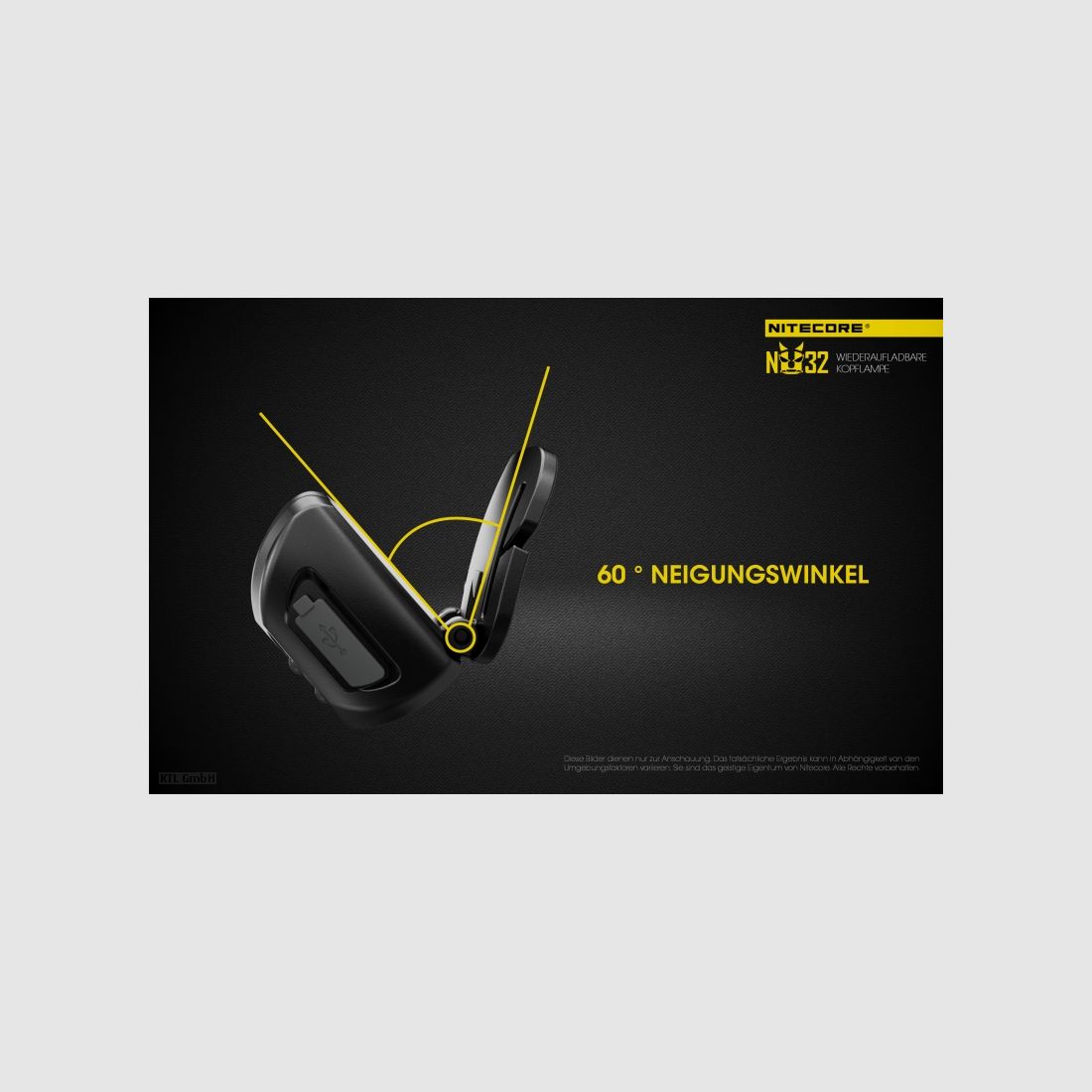 Nitecore NU32 Taschenlampe NU32 schwarz