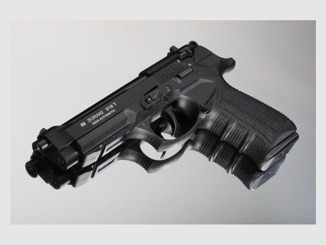 ZORAKI 918T 9mm P.A.K. PTB pistolet de signalisation dans le style du Pietro Beretta 92F / M9 - 