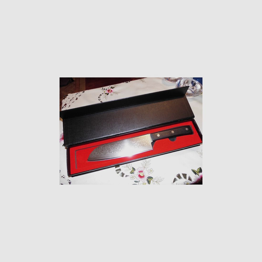 DAMAST-KOCH/KÜCHEN-MESSER-67 Lagen hochwertig+18cm Klinge NEU