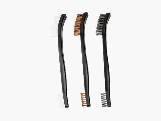 Double-sided cleaning brushes