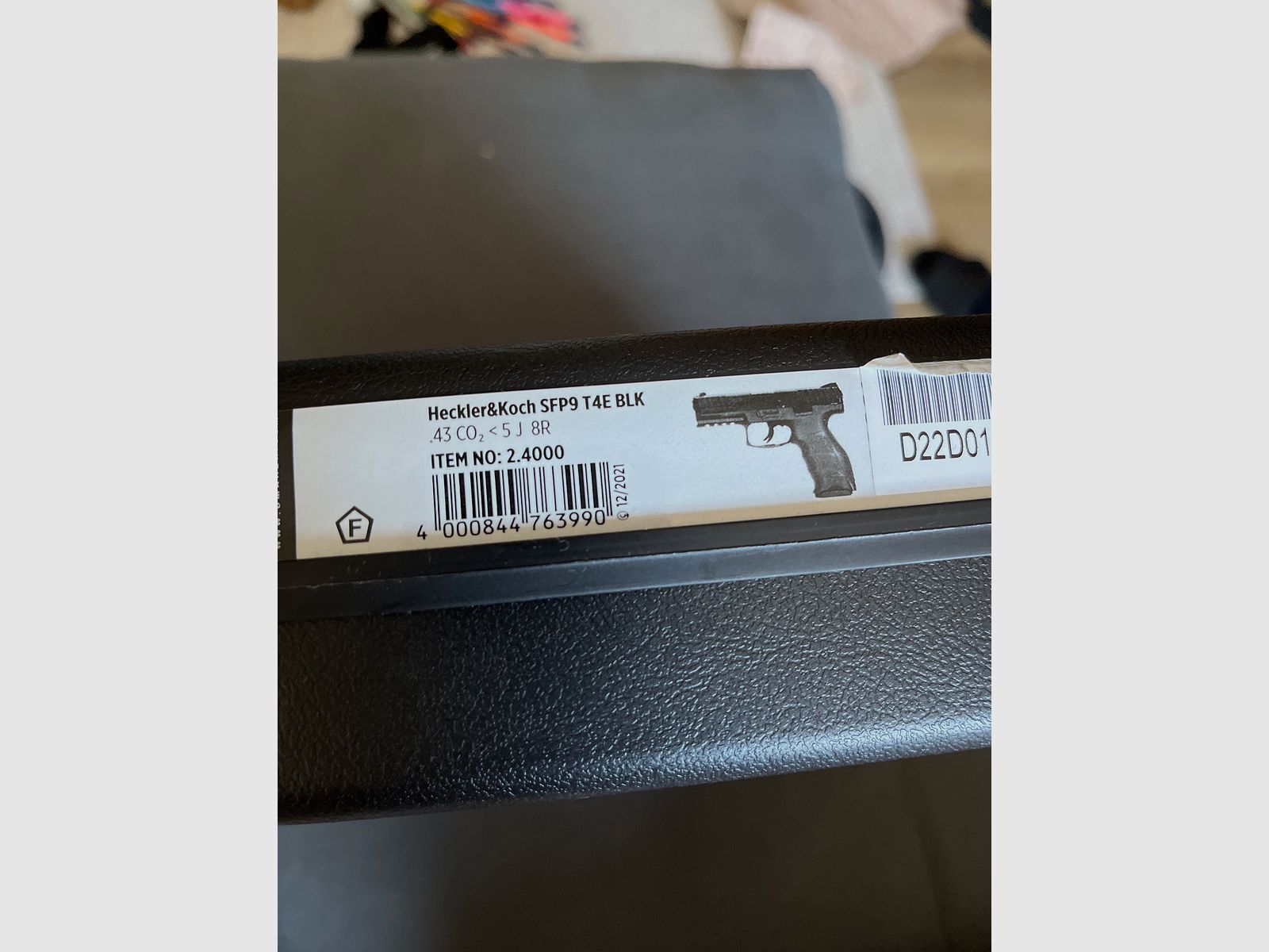 Heckler&Koch SFP9 T4E BLK cal. 0.43 CO2