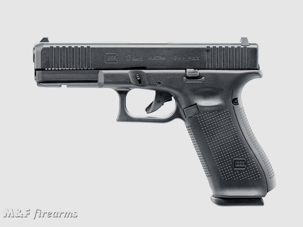 GLOCK 17 Gen5 Kaliber 9mm P.A.K. die erste lizensierte Schreckschusswaffe der Marke GLOCK