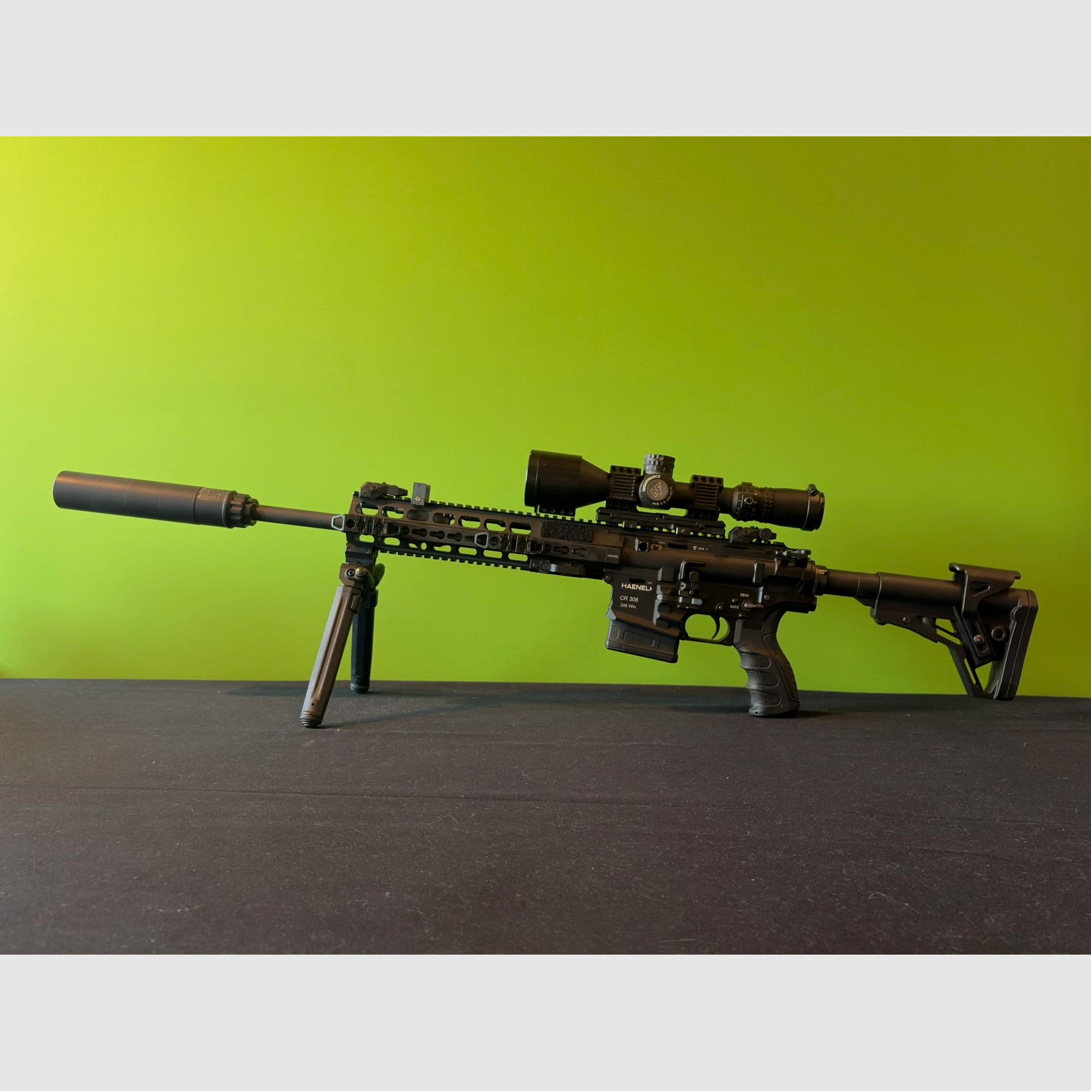 Haenel CR308 | Nightforce NX8 | A-Tec Marksman | Dentler TAC | Magpul