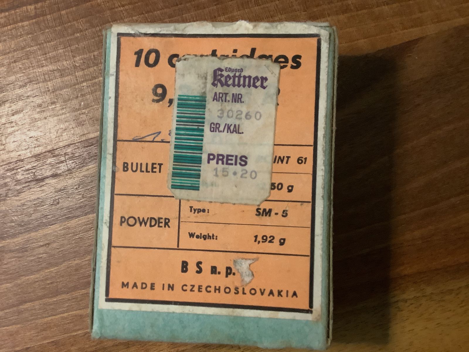 9,3x72R historische Munition