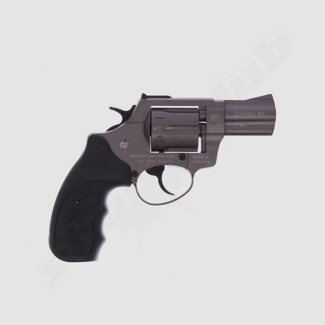 Zoraki R1 2,5 Zoll Titan Schreckschus srevolver 9mm