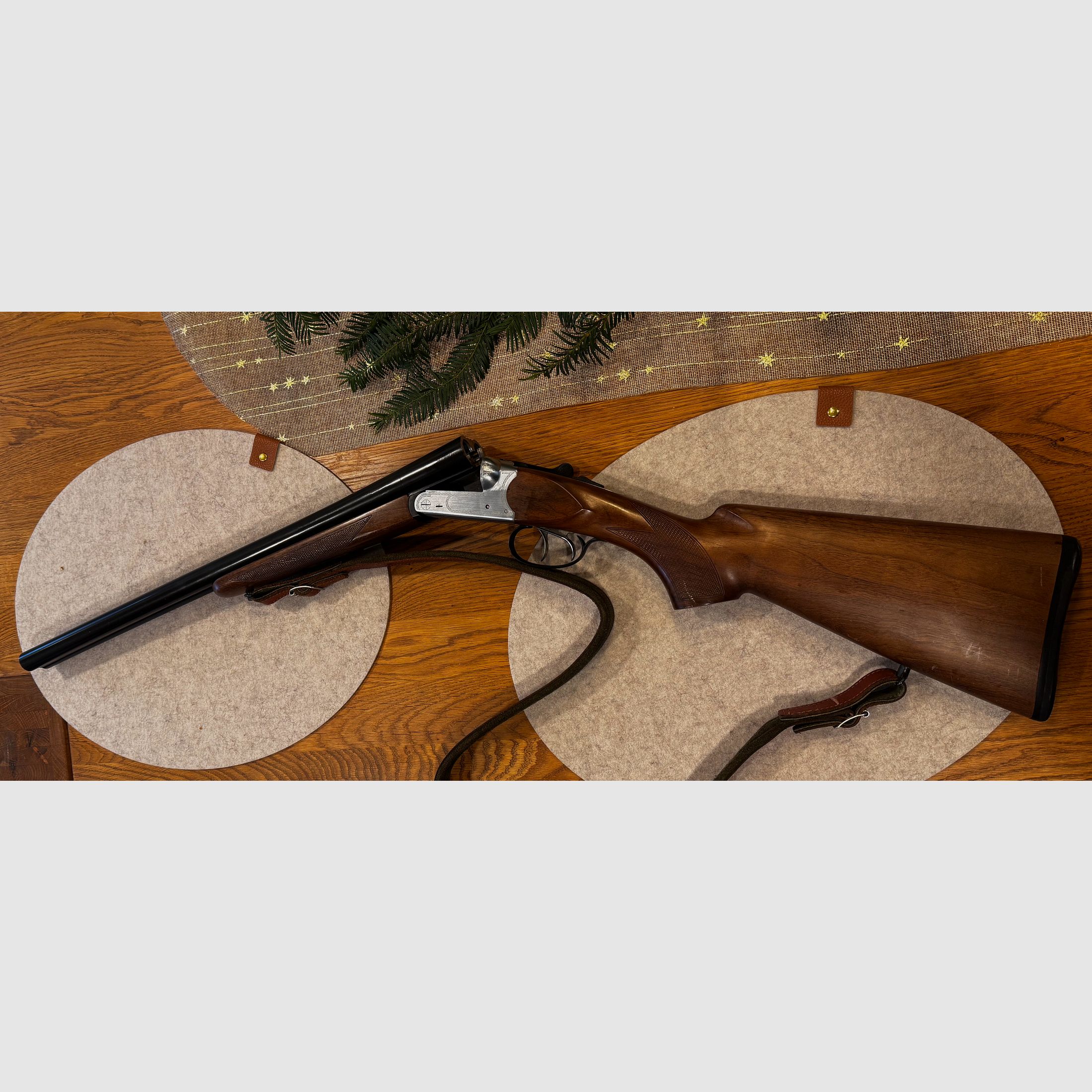 kurze Kutscherflinte, Doppelflinte Mercury Light im Kaliber 12/70