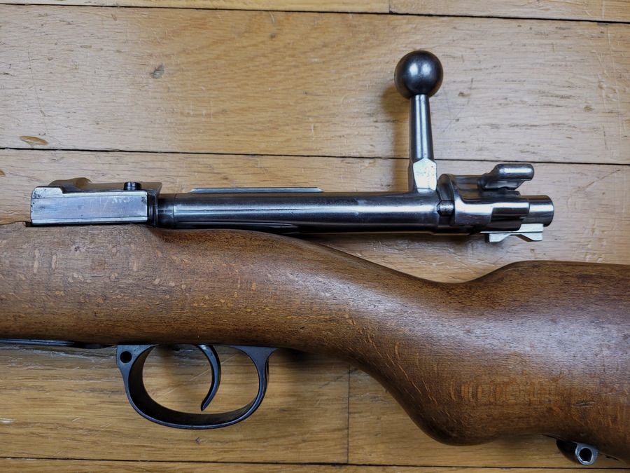 Sehr seltenes G98 Wehrmannsgewehr – Kaliber 8,15x46R – seltene zivile Waffe des Systems 1898 für Wehrmanns-Wettbewerbe – Einzellader – Waffe von September 1925 – TBE und sehr seltenes Sammlerstück der Galaxie 1898 – TBE, Bild 24 von 39