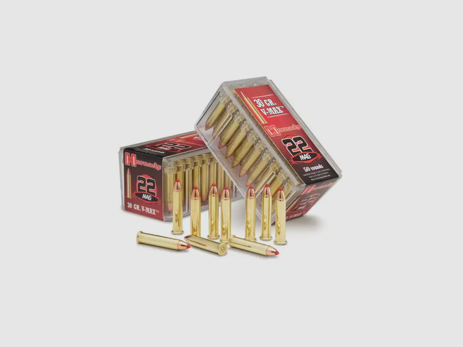 AMMUNITION – HORNADY – 22 WMR 30 gr V‑MAX® Varmint Express® Rimfire
