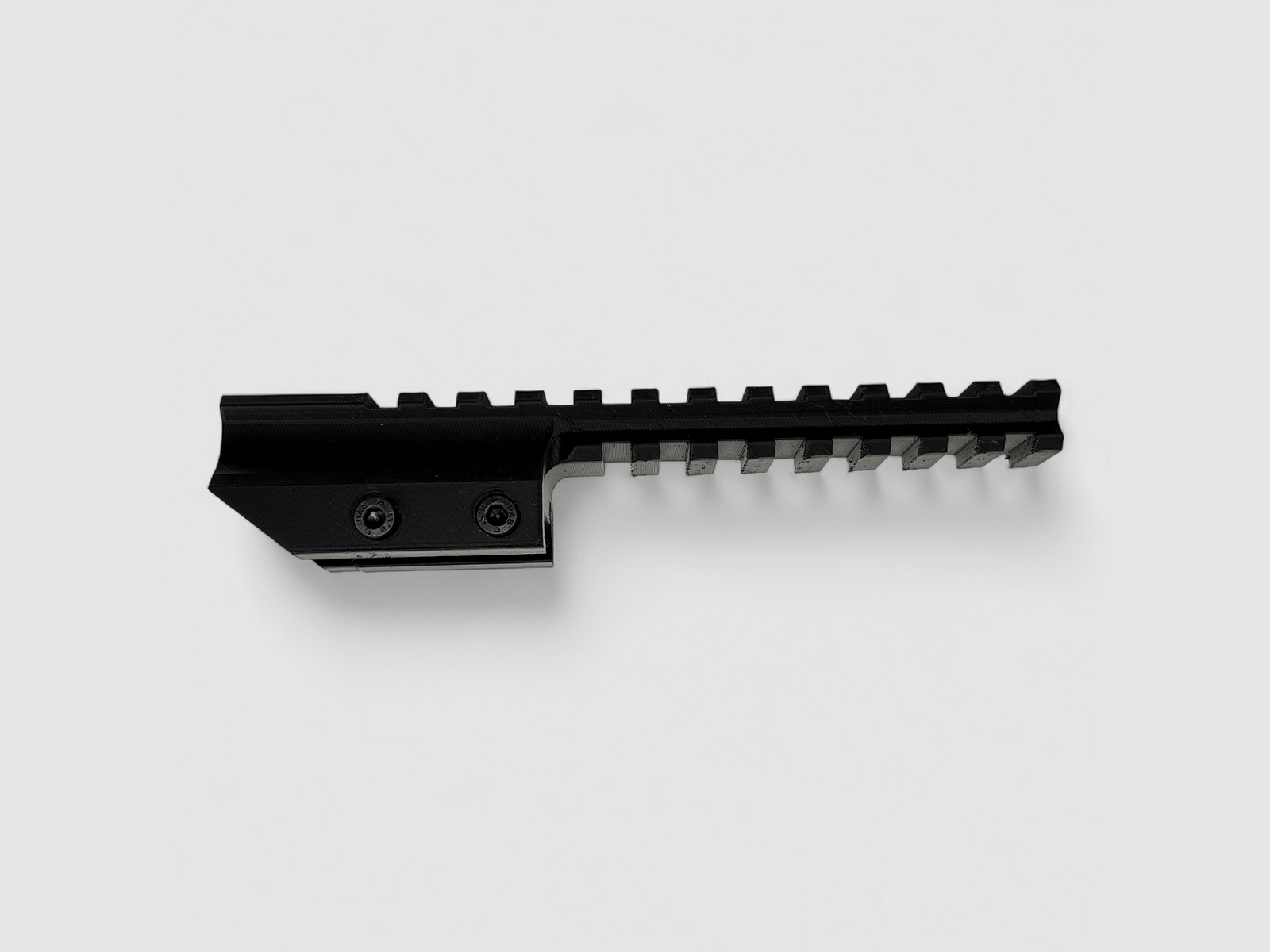 Filamelt double Picatinny rail - flexible extension for accessories & chronometers