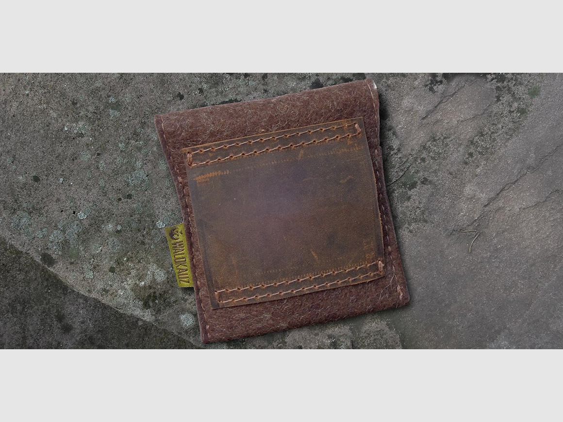 Tawny Owl Rifle 5-piece Felt Cartridge Case