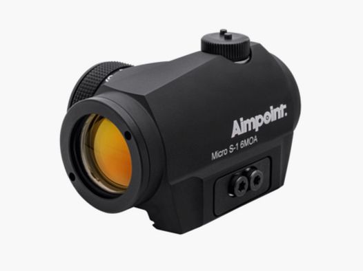 Aimpoint 682510690 Micro S-1 6 MOA schwarz Rotpunktvisier