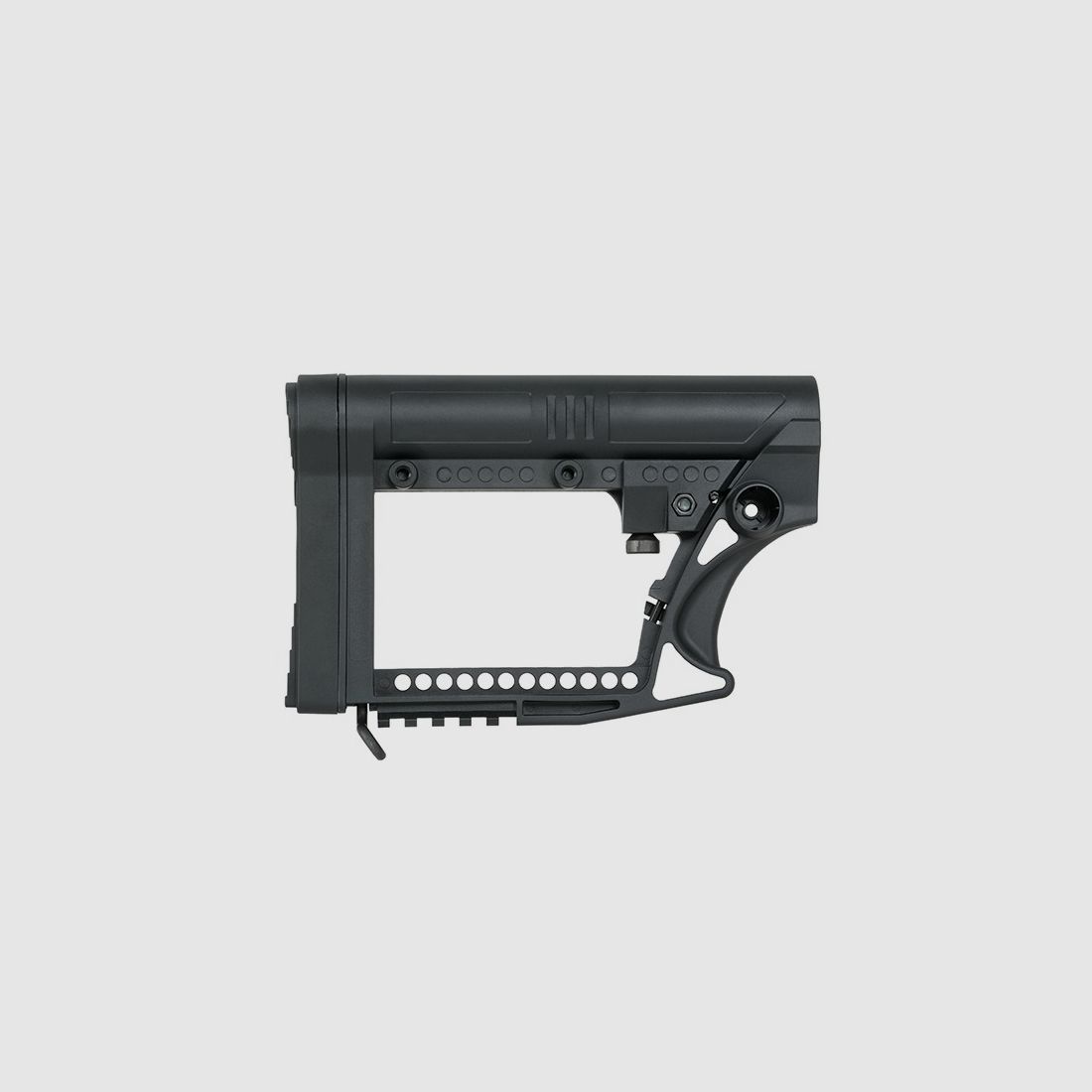Schulterstütze für M 4 / AR 15 Modelle in Schwarz
