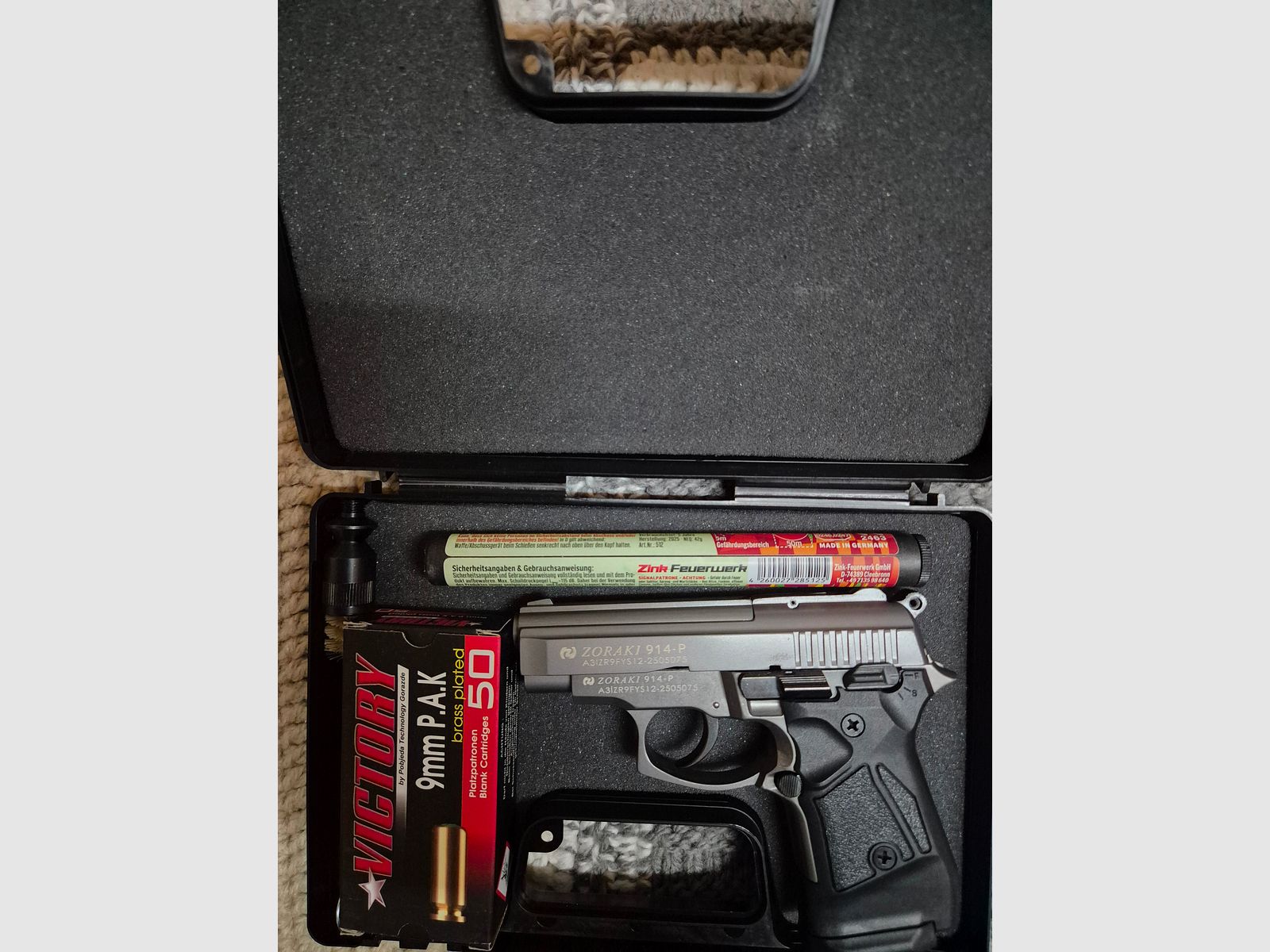 Zoraki 914 Titan incluido 50 disparos y estrellas