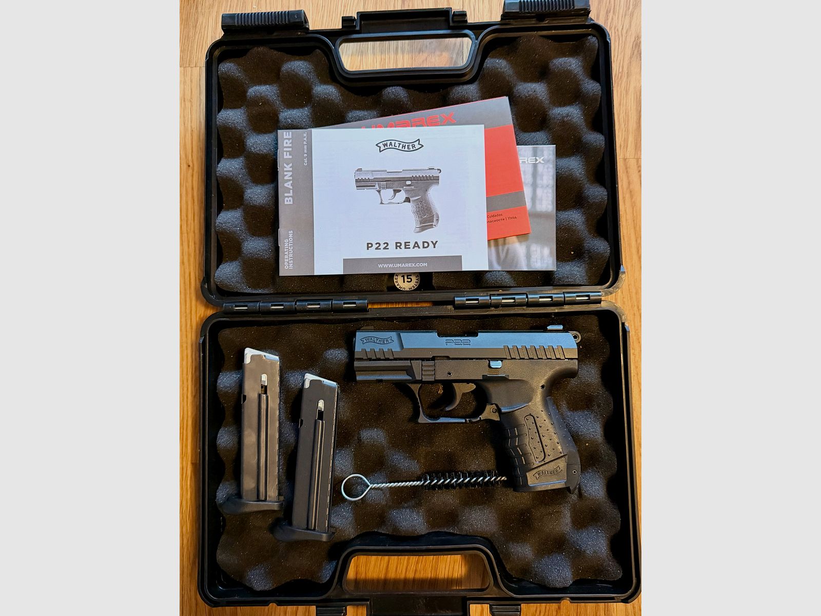 Umarex Walther P22 Ready blank firing pistol – unused – PTB