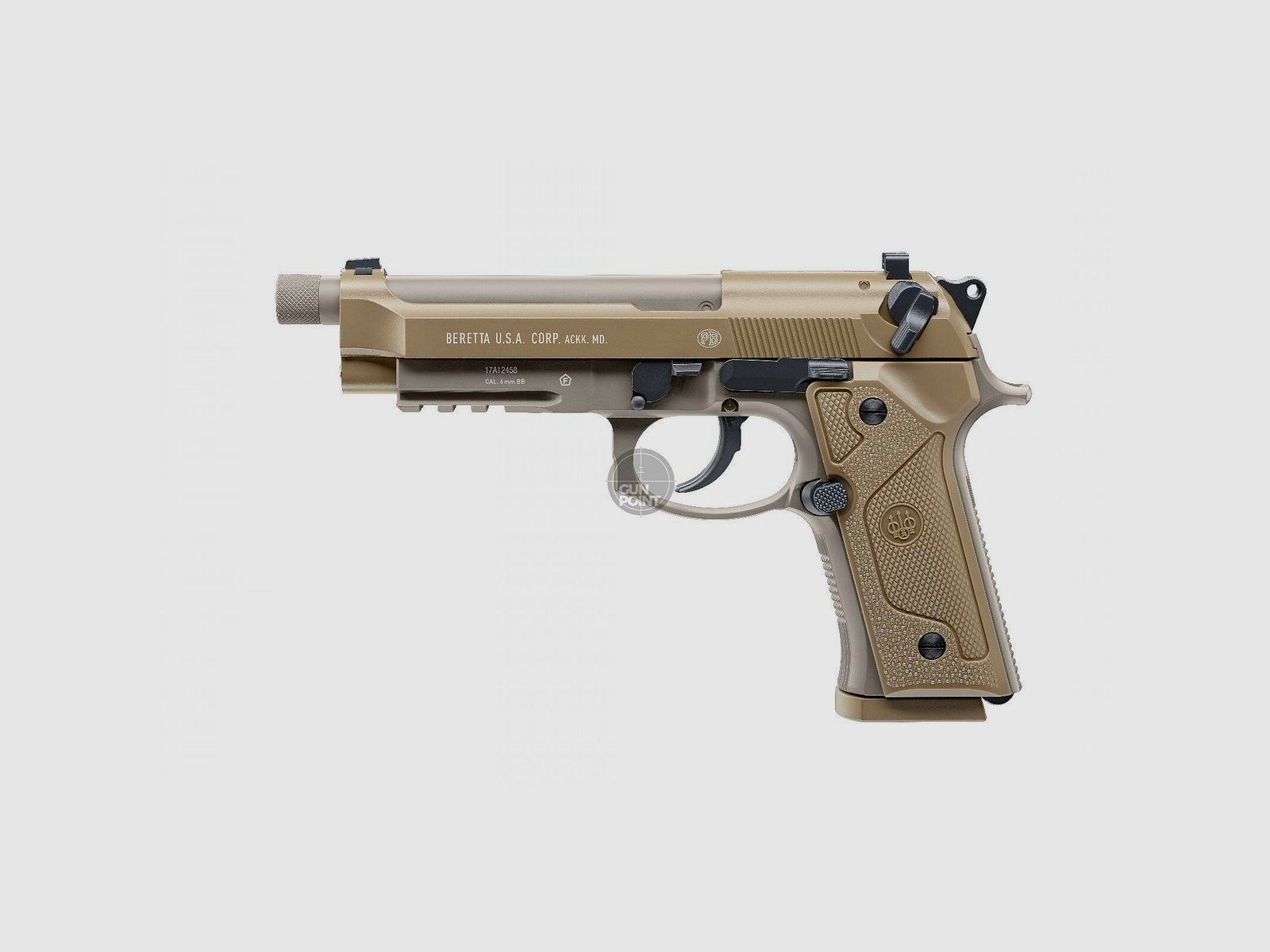 Softair - Pistole - Beretta MOD. M9A3 FM CO2 - ab18, ber 0,5 Joule - FDE