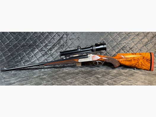 Doble rifle Hambrusch Ferlach 9,3x74R Swarovski Z6i TOP!
