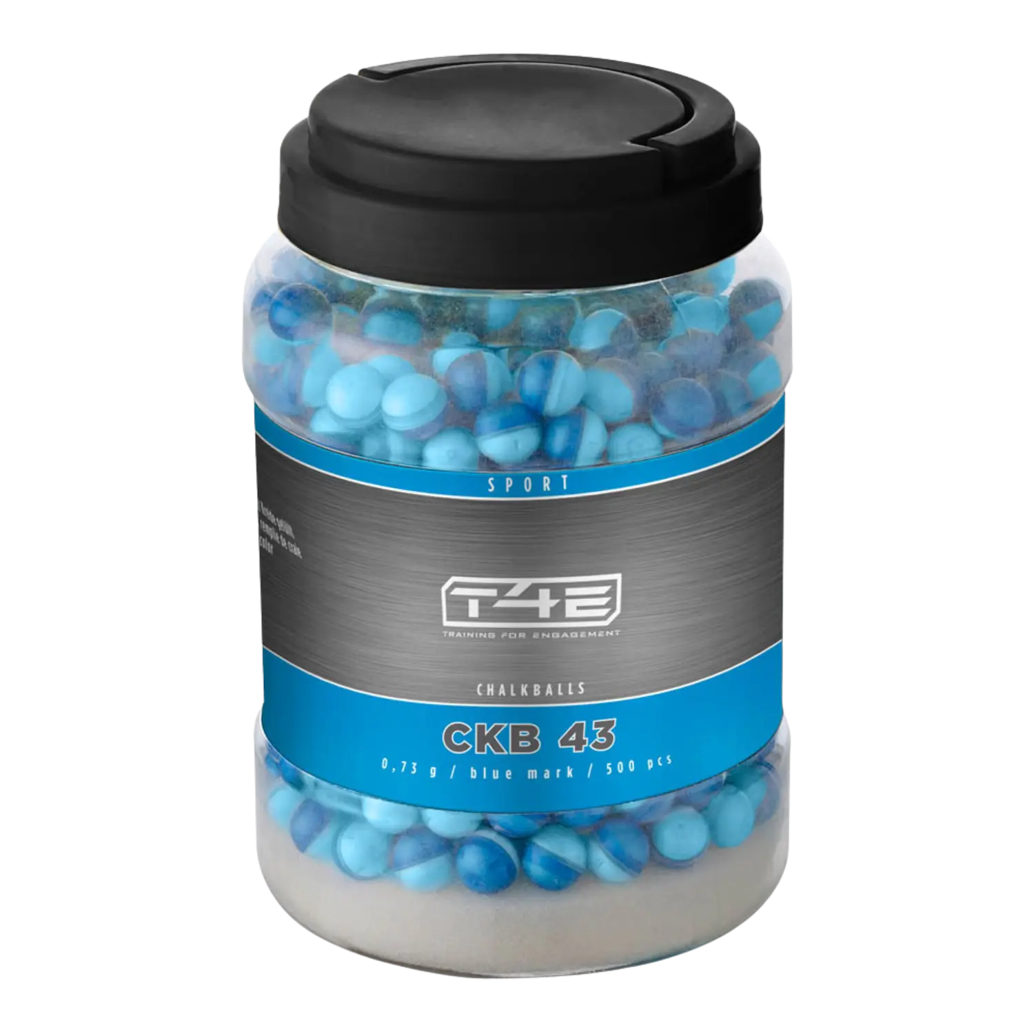 T4E Sport CKB 43 Chalkballs 500 strzałów kaliber .43 Bluemark
