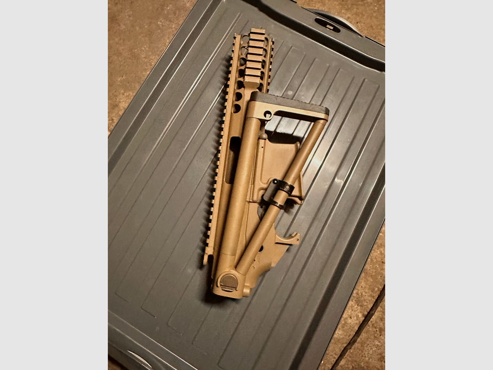 Softair GBB Gehäuse Metall beige 