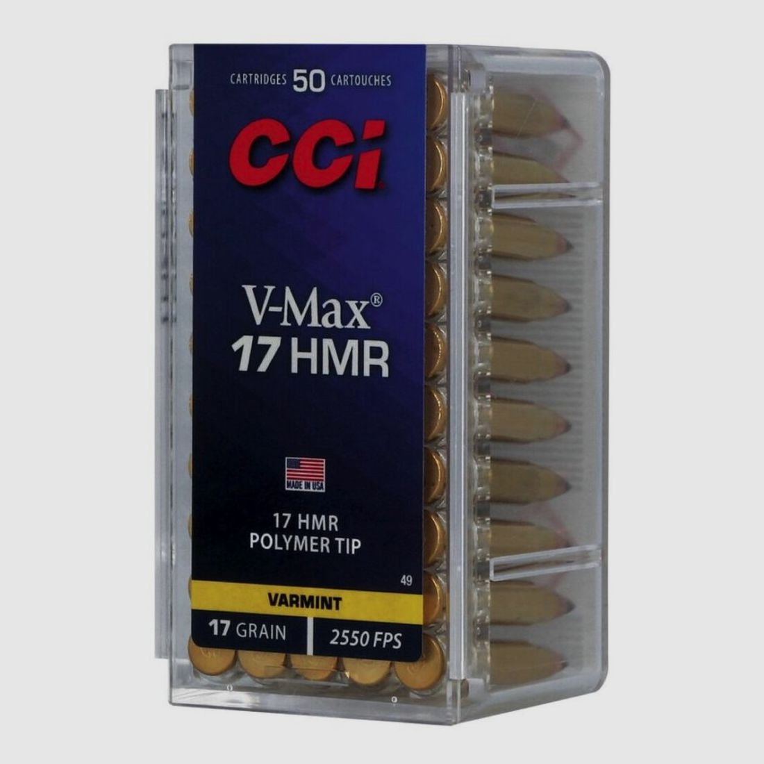 CCI V-Max 17gr 50pz .17HMR, immagine 3 di 3
