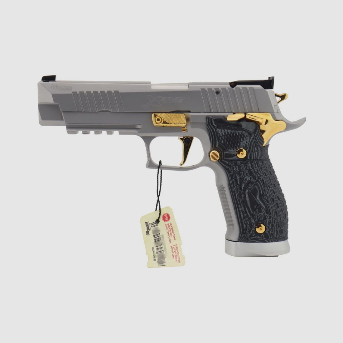 Sig Sauer	 P226 X-Five Supermatch Stainless & Gold eine der letzten aus deutscher Fertigung