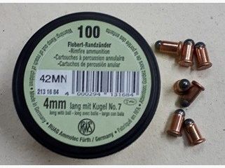 4mm Flobert munition à balle