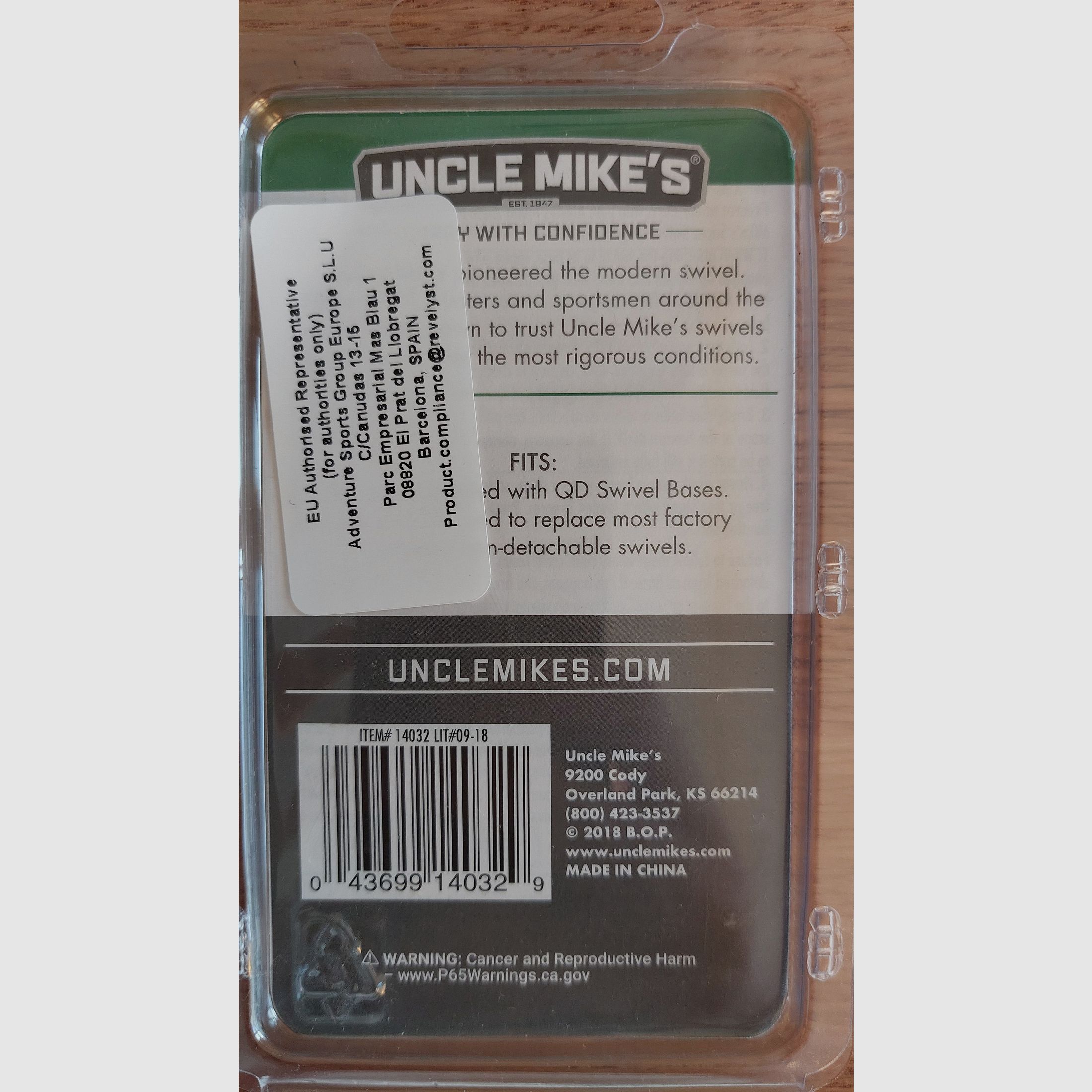 Riemenbügel UNCLE MIKE'S  NEU OVP