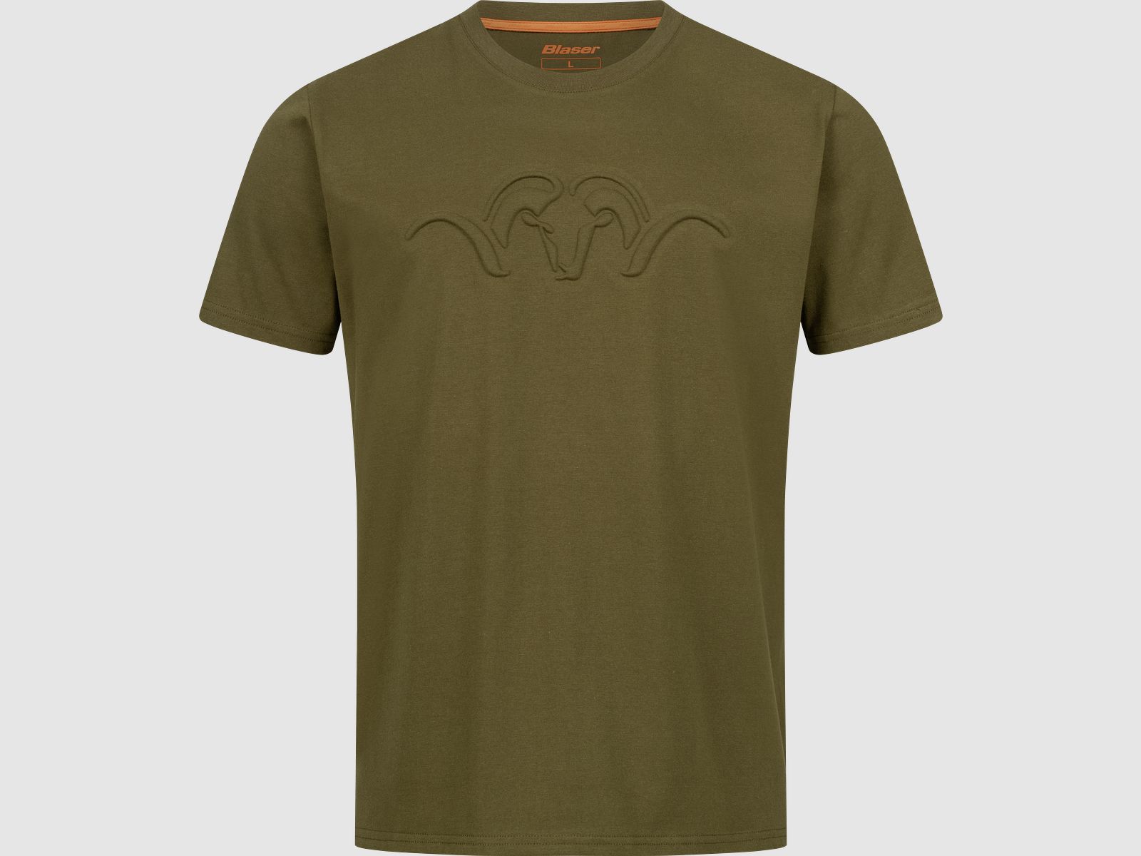 Herren Argali 3D Debossed T-Shirt Dunkel Oliv L