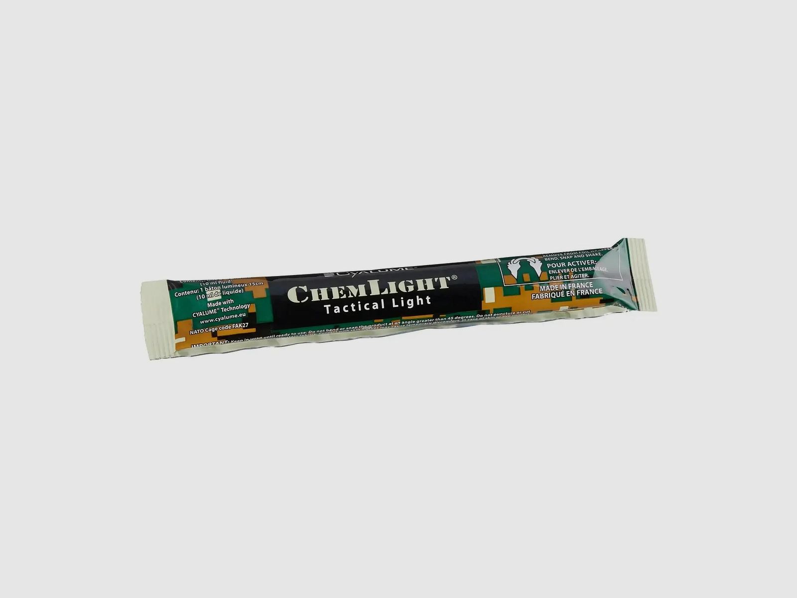 Cyalume Cyalume Bâton lumineux Chemlight 12 h 15 cm - Jaune
