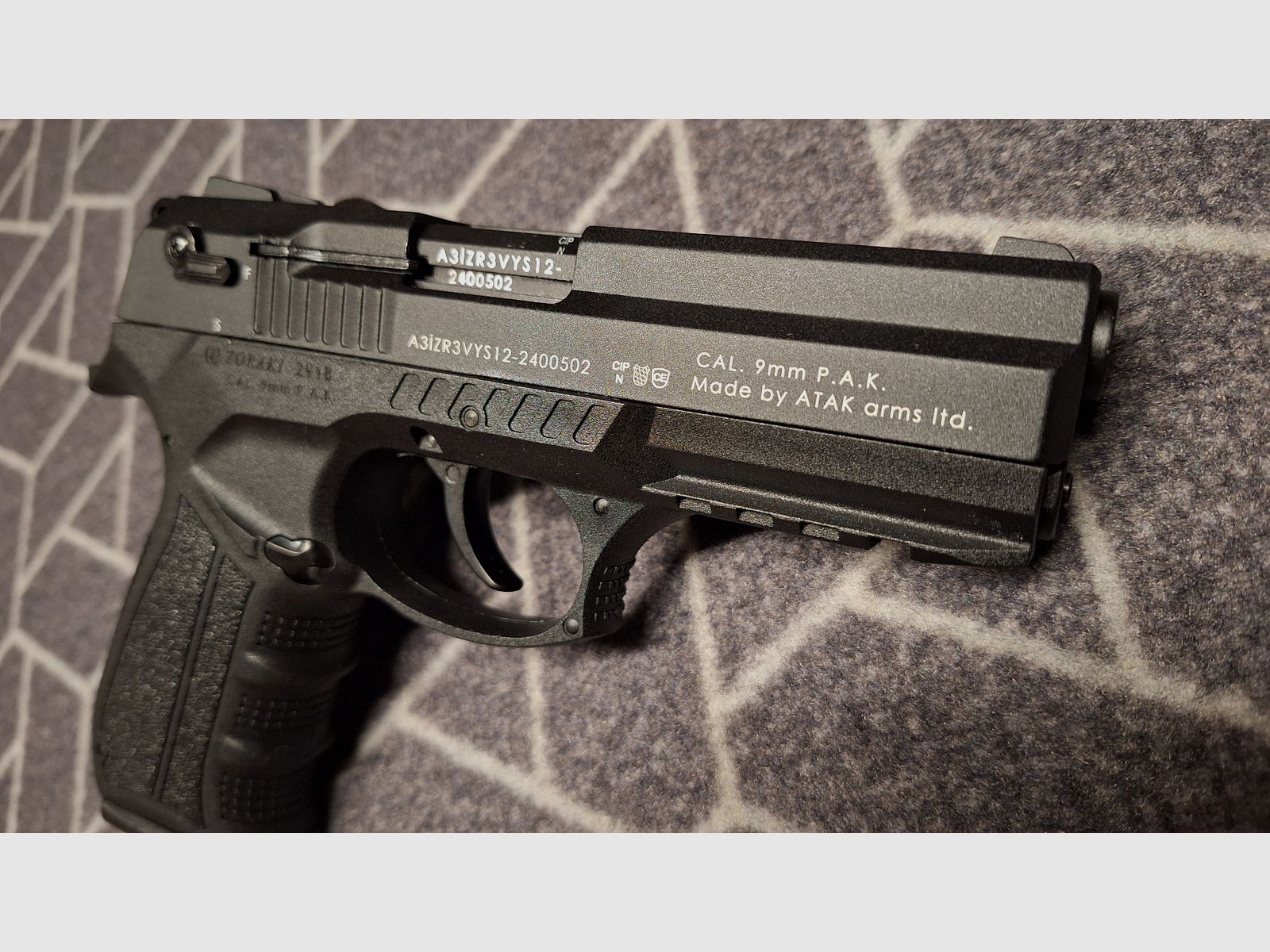 Zoraki 2918 SRS Pistole schwarz PTB1100 NEU!