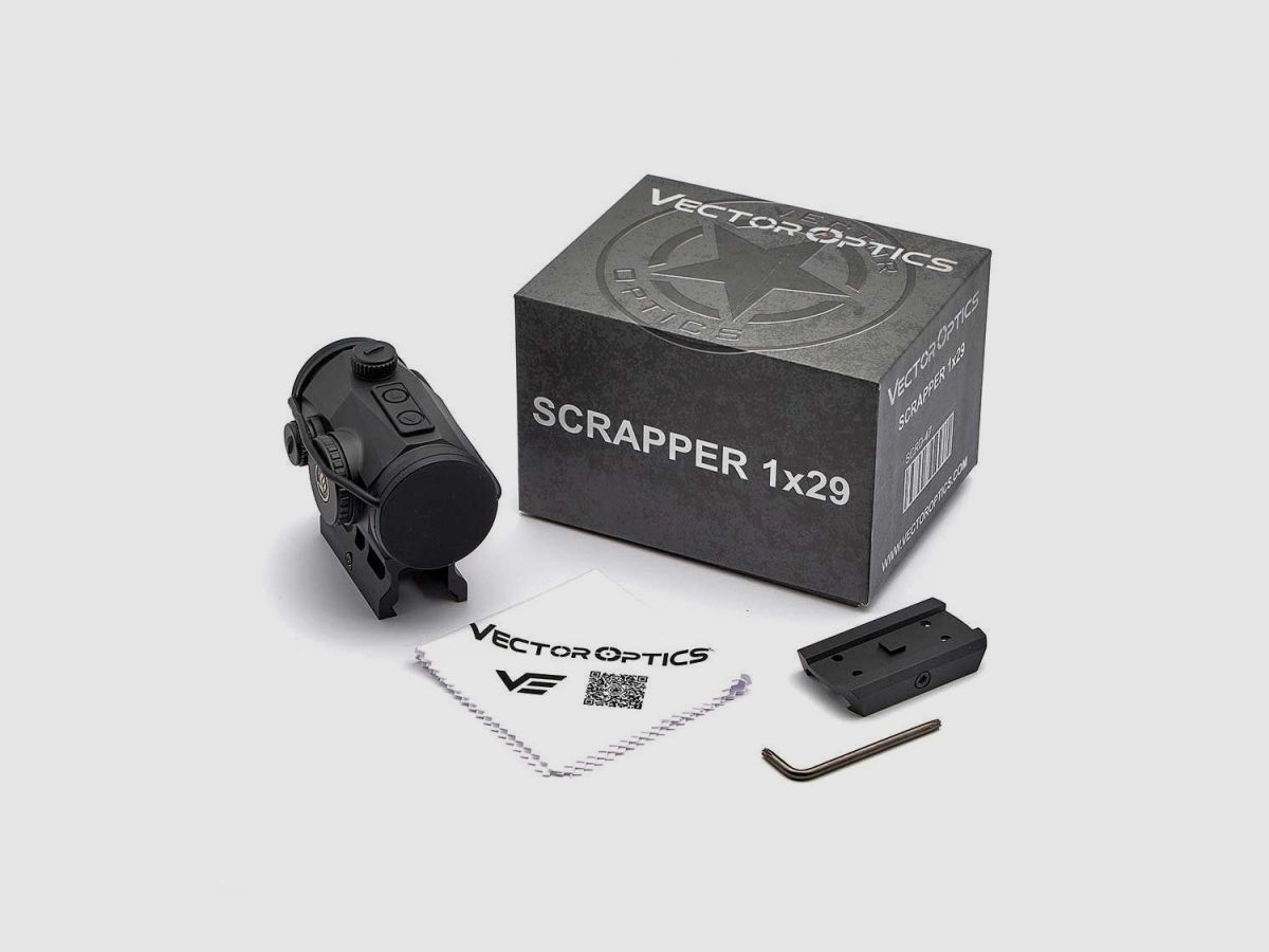 Vector Optics SCRD-47 Scrapper 1x29 GENII IPX6 3MOA Rotpunktvisier, Bild 1 von 3