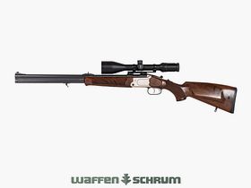 Merkel BBF B4 12/76-9,3x74R, ZF Meopta Meostar R1 3-12x56 Abs. 4C, Merkel Klemmmontage, LL: 61cm, 30 strzałów amunicji