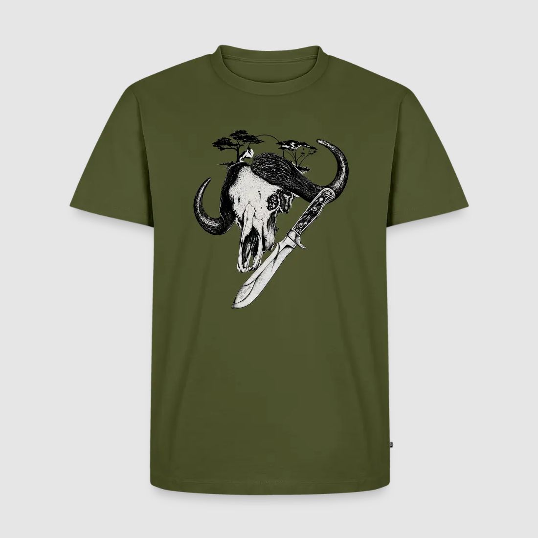 PUMA Men´s Premium T-Shirt „White Hunter – Big Game"