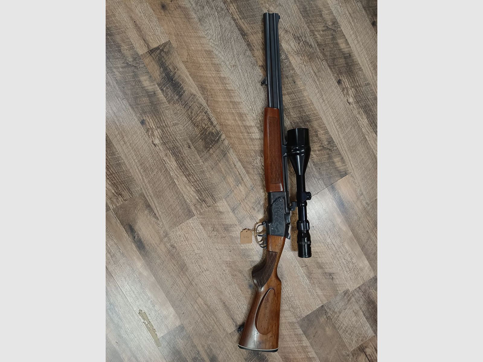 Brünner ZH306 Büchsflinte Bockbüchsflinte 5,6x50R Mag. Kaliber 12 inkl. Zielfernrohr Hunter Schwenkmontage