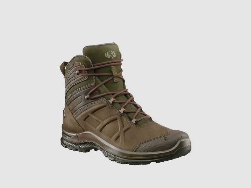 HAIX Herren Outdoorstiefel BLACK EAGLE Nature GTX mid braun/gr?n 11,5 UK - 47 EU