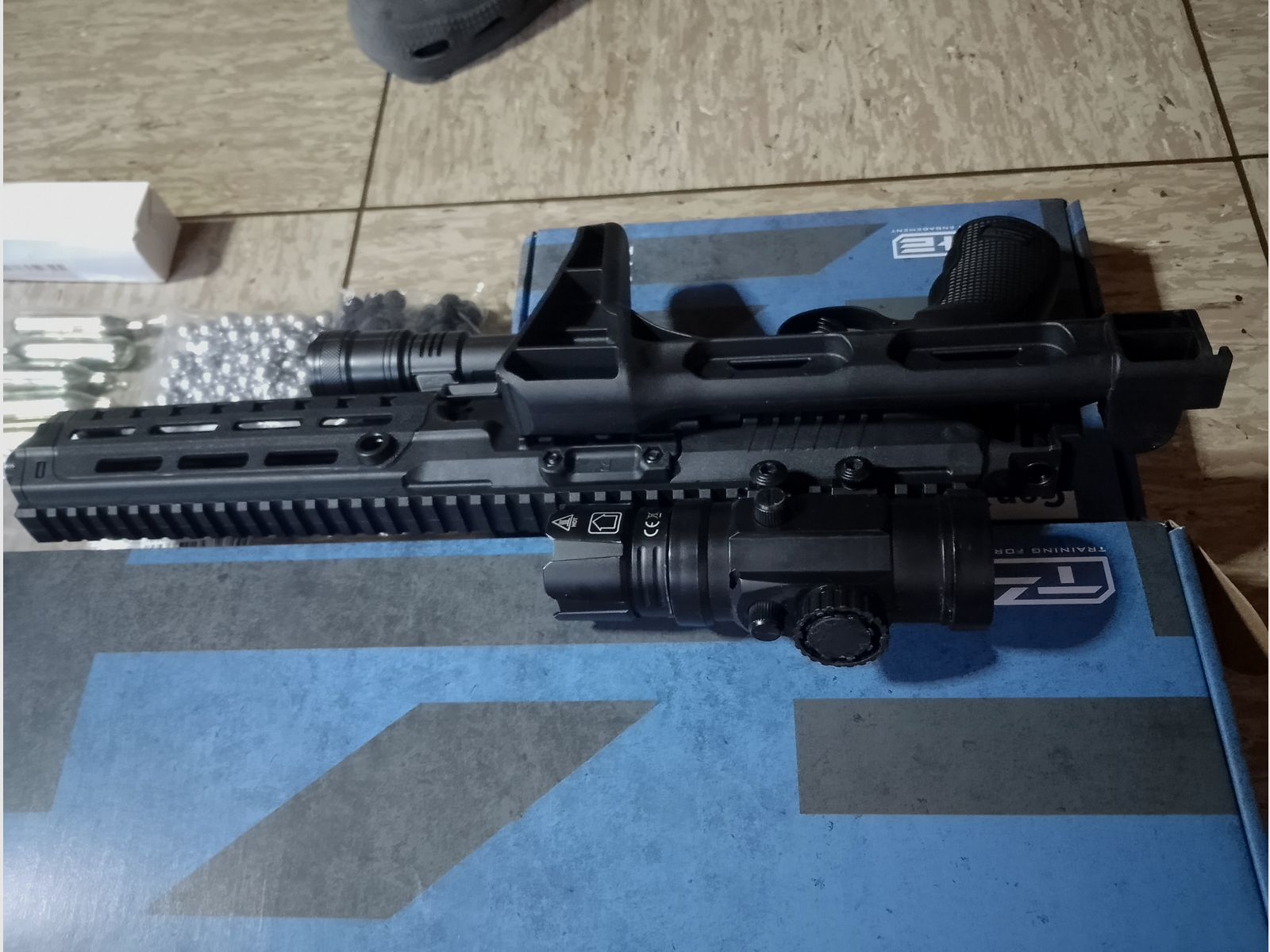 Neu T4E RAM HDR50  Tr50 gen2 + Carbine Conversion Kit+ Alu kugeln + Rubberballs .50 + Flashlight + CO2 Kapseln+ Visier Ovp 