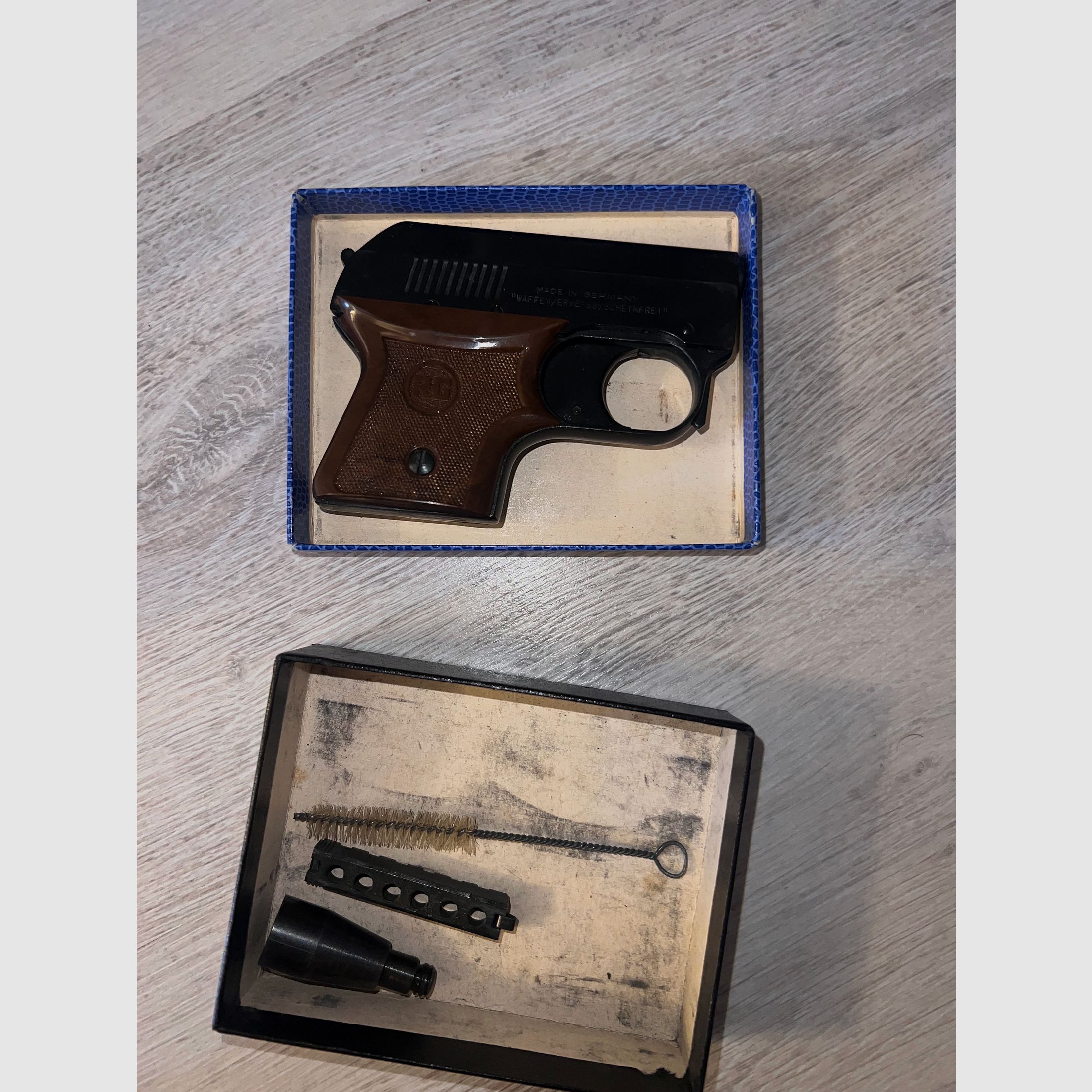 Röhm RG 3s Taschenpistole 6mm Flobert – Vintage Sammlerstück – PTB 33