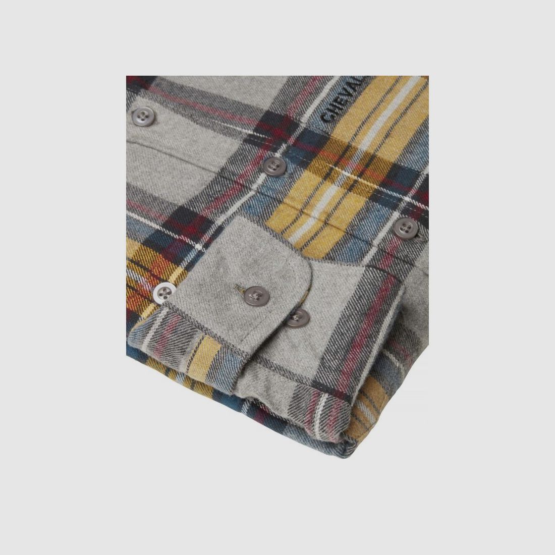 Chevalier Damen Flanellbluse Lynx Mustard Checked